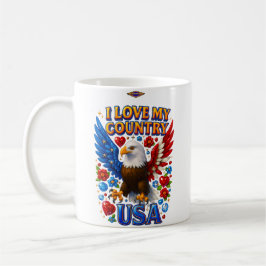 Tasse Design: Ich Liebe Mein Land - USA