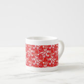Tasse Designer bringt Rot-Weiß-Swirl zum Ausdruck (Vorderseite Rechts)