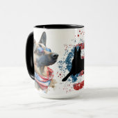 Tasse Deutscher Schäferhund Vater (Vorderseite Links)