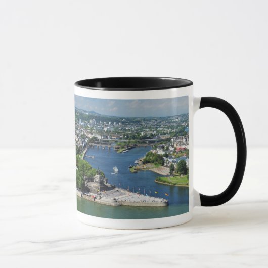 Tasse deutsches Eck in Koblenz (Rechts)