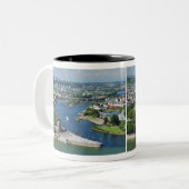Tasse deutsches Eck in Koblenz (Vorderseite Links)