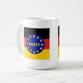 Tasse Deutsches FlaggenEU-Ausweis (Vorderseite Links)