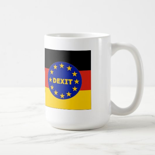 Tasse Deutsches FlaggenEU-Ausweis (Rechts)