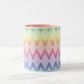 Tasse - Diamantmuster auf Regenbogenfarben (Mittel)