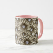 Tasse Diamond Blume (VorderseiteRechts)