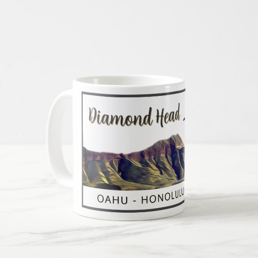Tasse - Diamond Head - Hawai'i (Vorderseite Links)