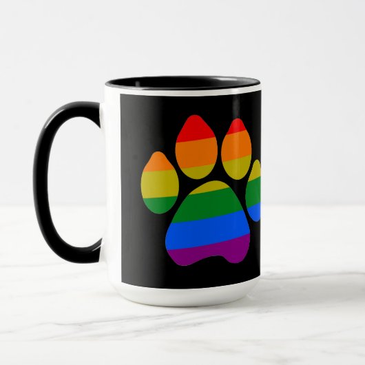 Tasse Diamond Rainbow Paws (Links)