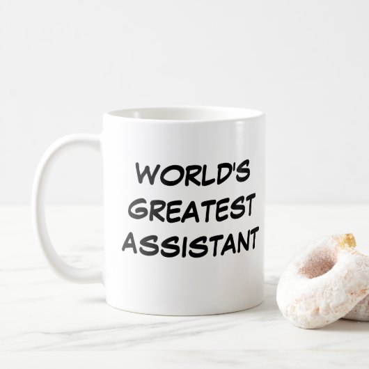 Tasse "Die größte Assistentin der Welt" (Mit Donut)
