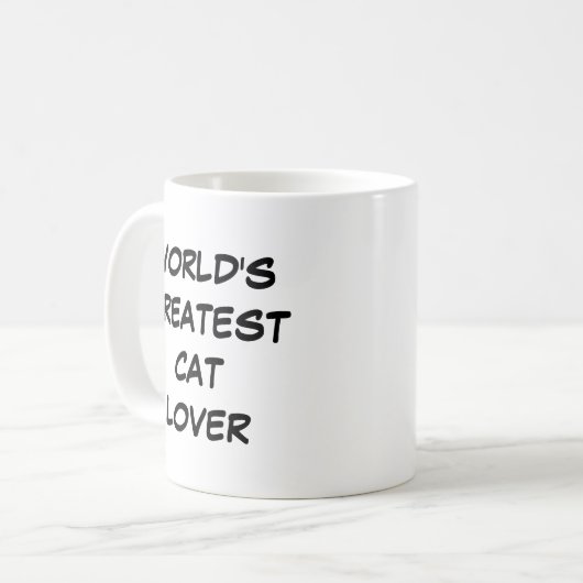 Tasse "Die größte Katze der Welt" (Vorderseite Links)