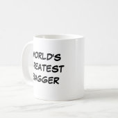 Tasse "Die größten Bagger der Welt" (Vorderseite Links)