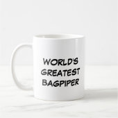 Tasse "Die größten Bagpiper der Welt" (Links)