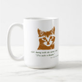 Tasse: Die Katze Kaffeetasse (Links)