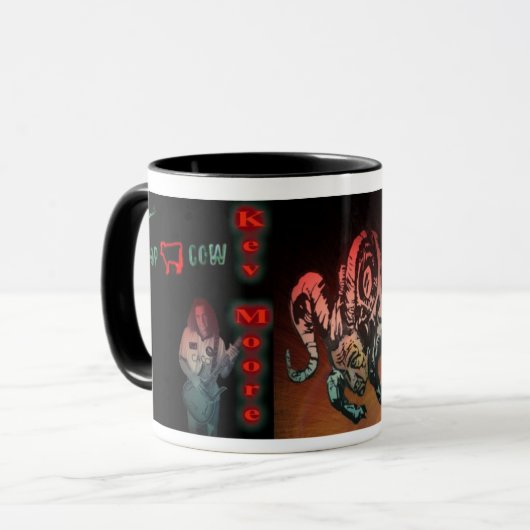 Tasse "die Korb-Kuh " (Vorderseite Links)