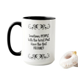 Tasse - Die Menschen haben die beste Zukunft hinte