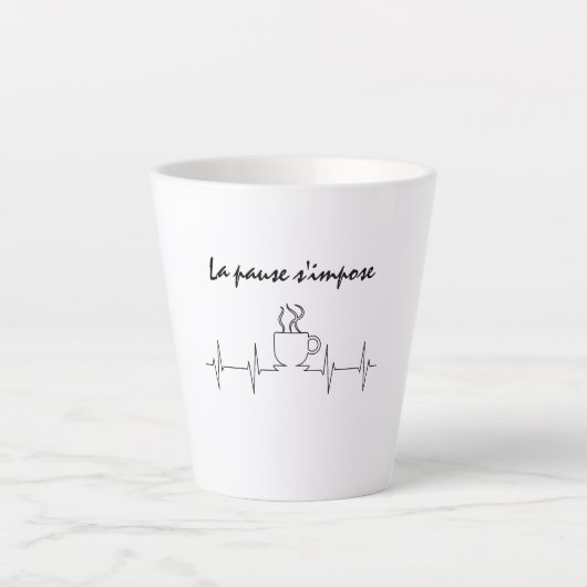 Tasse Die Pause ist notwendig (Vorderseite)