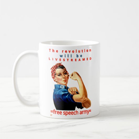 Tasse "DIE REVOLUTION..." (Links)
