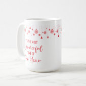 Tasse - Die wunderbarste Zeit des Jahres (Vorderseite Links)