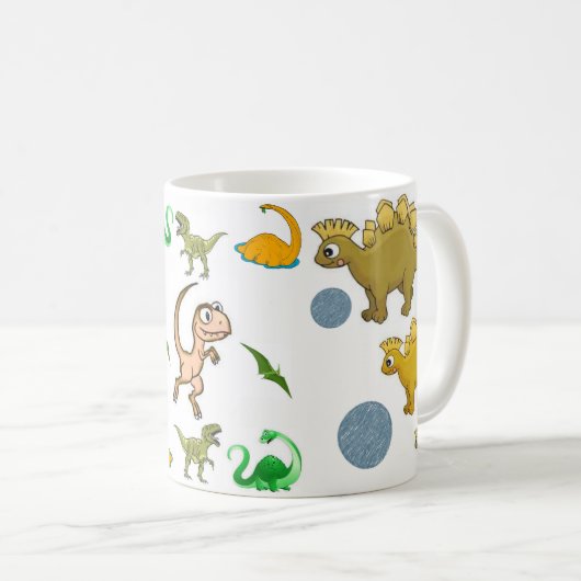 Tasse Dinosaurier (VorderseiteRechts)