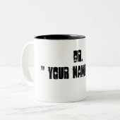 Tasse Doktor, Tasse Dr. individuelle Name, Geschen (Vorderseite Links)
