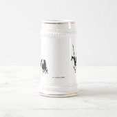 Tasse Don Quichote und Sancho Panza grafischer (Mittel)