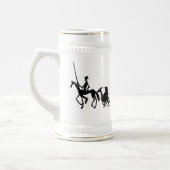 Tasse Don Quichote und Sancho Panza grafischer (Links)