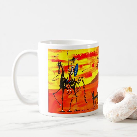 Tasse Don Quijote (Mit Donut)