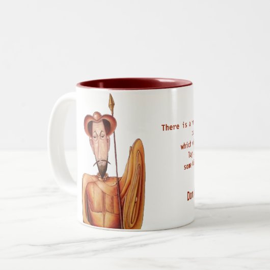 Tasse Don Quijote (Vorderseite Links)