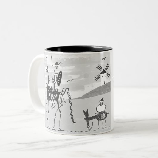 Tasse Don Quixote (Vorderseite Links)