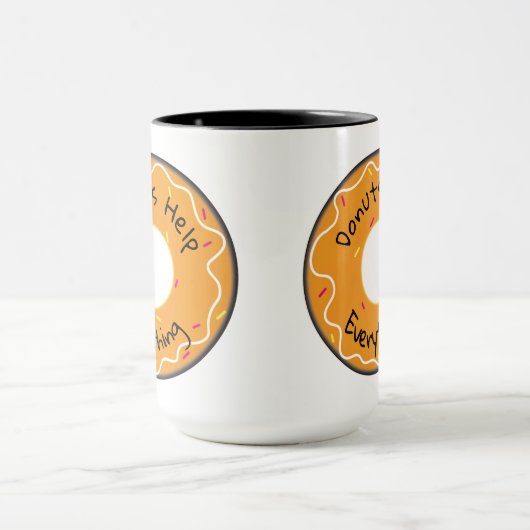 Tasse Donuts hilft alles (Zentrum)