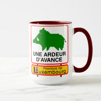 Tasse - Doppeltes Provinz von Luxemburg