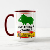 Tasse - Doppeltes Provinz von Luxemburg (Links)