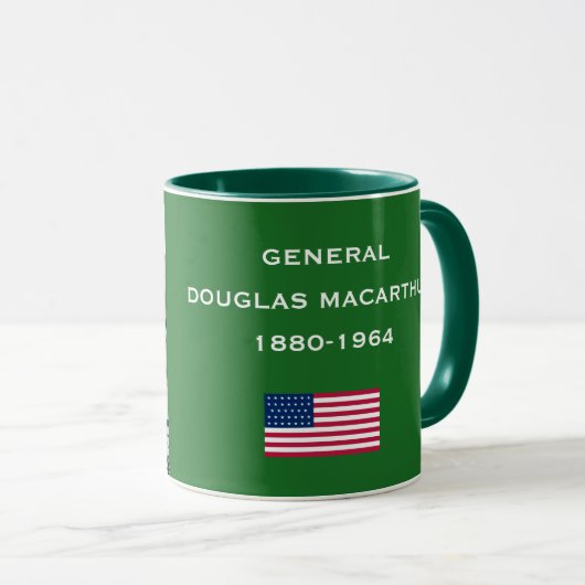 Tasse Douglas MacArthur (VorderseiteRechts)