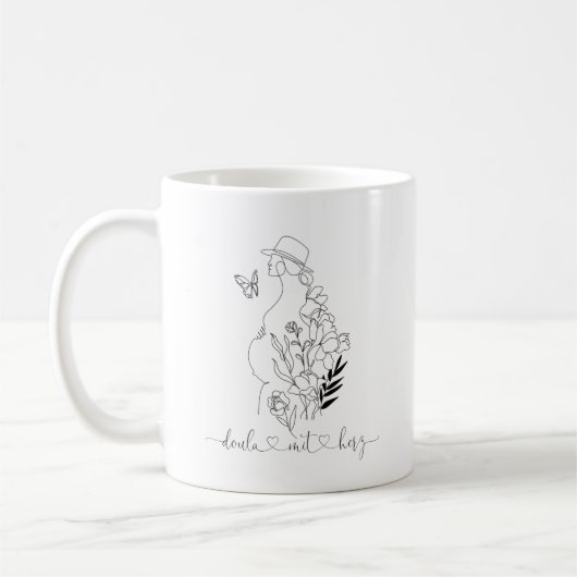 Tasse Doula mit Herz (Links)