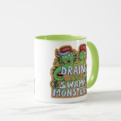 Tasse 'Drain the Swamp Monsters' (VorderseiteRechts)