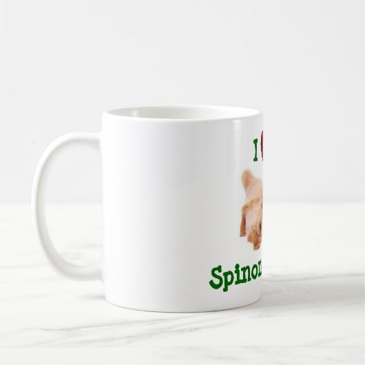 Tasse; Drehbeschleunigungswelpenbild; Herz I mein Kaffeetasse (Links)