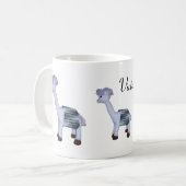 Tasse - Drei Alpaca und Name (Vorderseite Links)