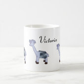 Tasse - Drei Alpaca und Name (Mittel)