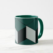 Tasse - Drei dimensionale Blöcke (VorderseiteRechts)