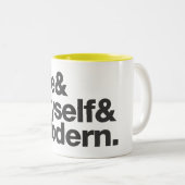 Tasse drei m/Kaffees (VorderseiteRechts)