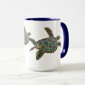 Tasse - drei Seeschildkröten (VorderseiteRechts)