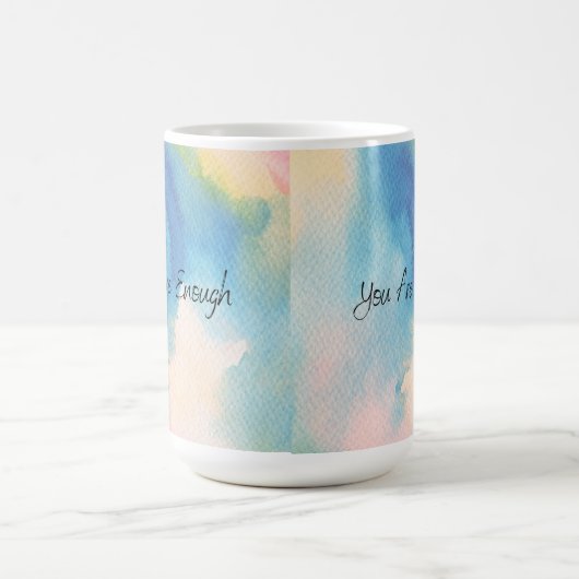 Tasse "Du bist genug" (Mittel)