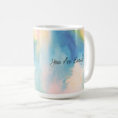 Tasse "Du bist genug" (VorderseiteRechts)