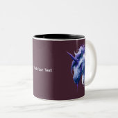 Tasse Dunkle Fantasy Einhorn Kaffee (VorderseiteRechts)