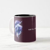 Tasse Dunkle Fantasy Einhorn Kaffee (Vorderseite Links)