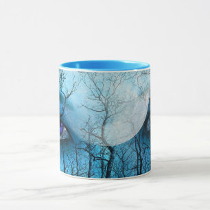 Tasse "Durch die Zweige: Blaue Augen"