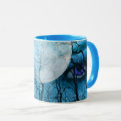 Tasse "Durch die Zweige: Blaue Augen" (VorderseiteRechts)
