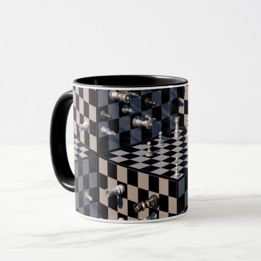 Tasse echec Schach (Vorderseite Links)