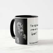 Tasse Edgar Allan Poe (Vorderseite Links)