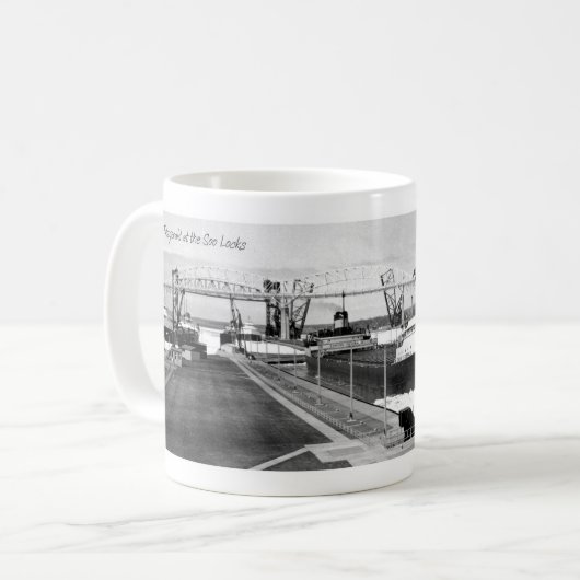 Tasse Edmund Fitzgerald Soo B&W (Vorderseite Links)