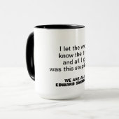 Tasse Edward Snowden (Vorderseite Links)